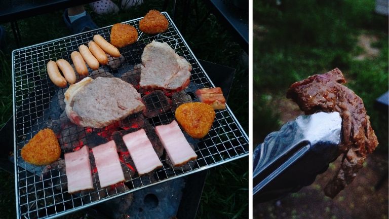 １日目のBBQの様子