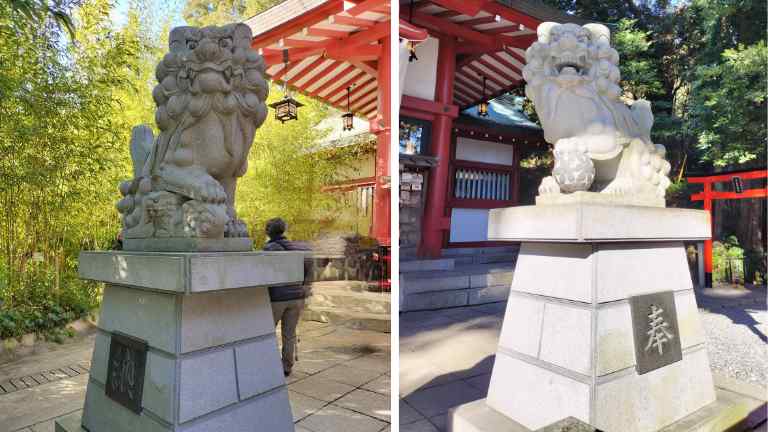 来宮神社の狛犬