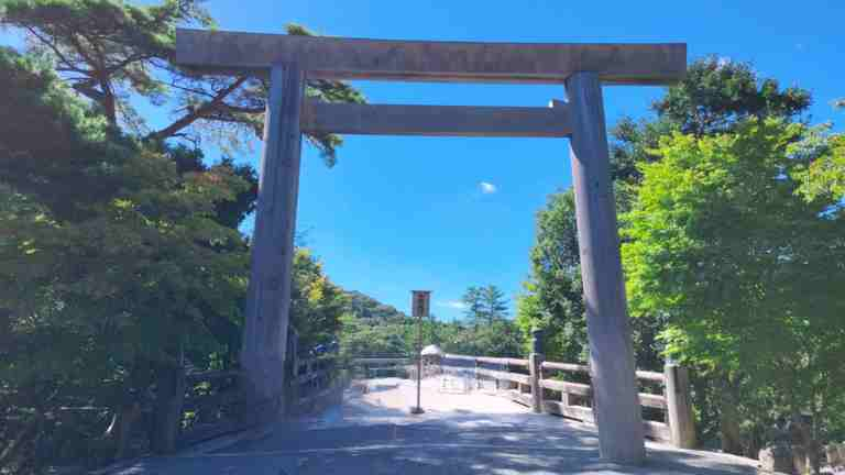 伊勢神宮内宮の鳥居