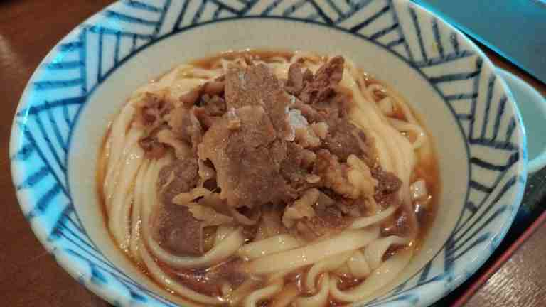 ぶっかけ冷やし肉うどん