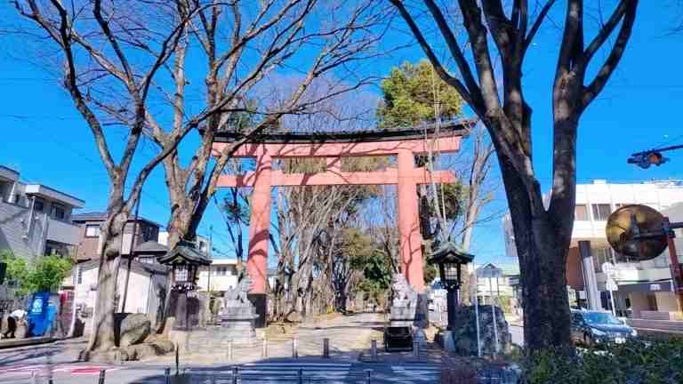 参道にある二の鳥居