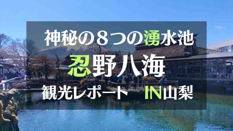 神秘の8つの湧水池　忍野八海　観光レポートIN山梨