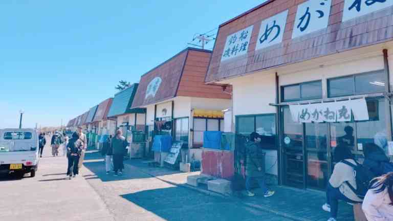 食堂街の様子