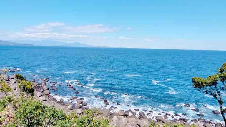 レストランから見える海