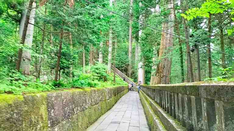 奥宮へ向かう参道