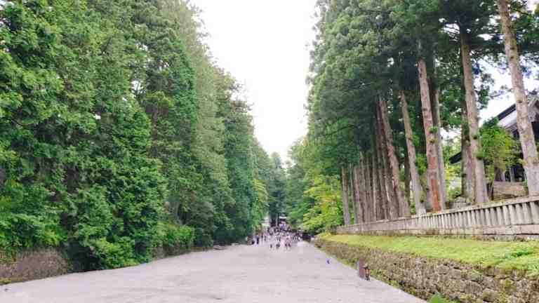 東照宮の参道