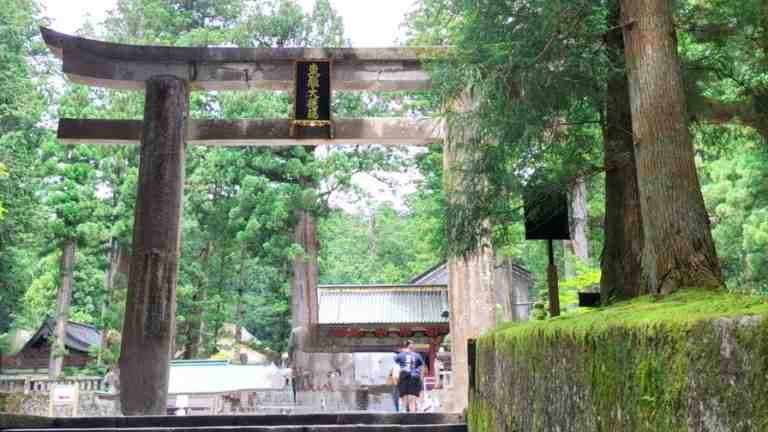 東照宮の石鳥居