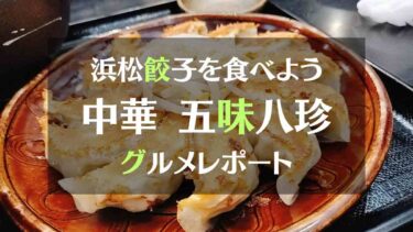 浜松餃子を食べよう。中華「五味八珍」グルメレポート