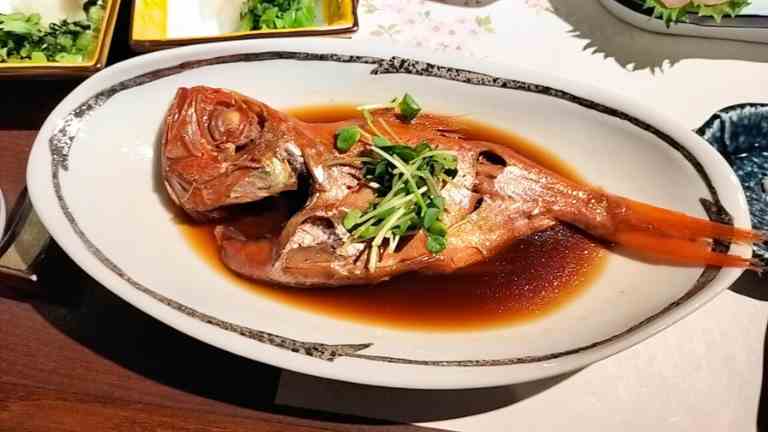 金目鯛の煮付け