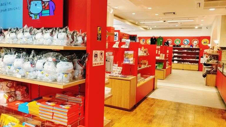 ひこにゃんミュージアムのお土産屋さん