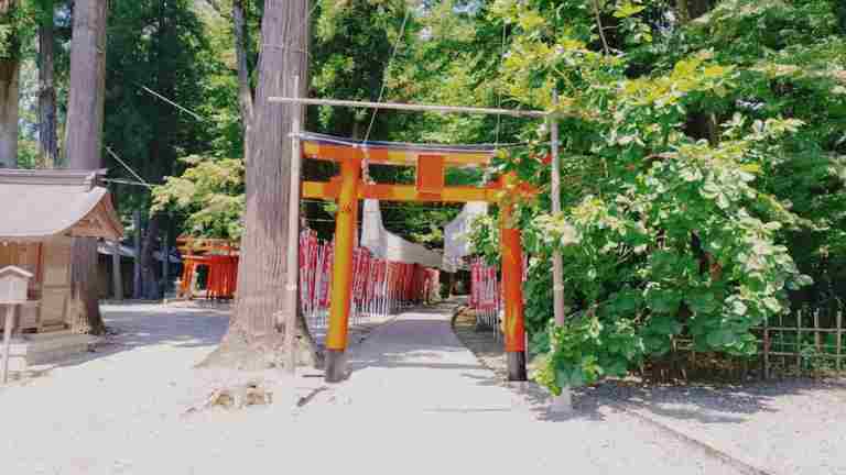 金咲稲荷神社の鳥居