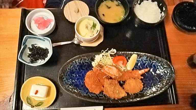 ミックスフライ膳