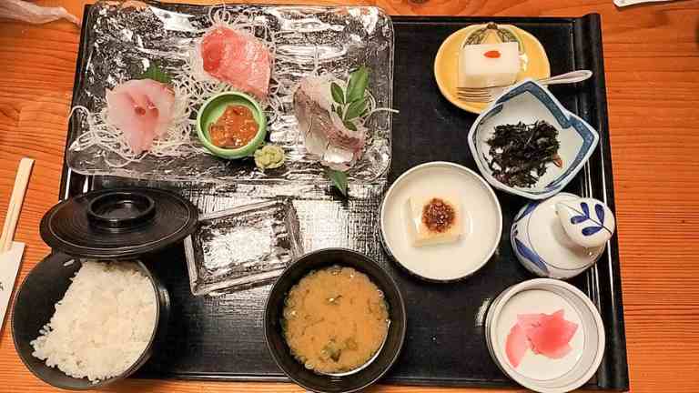 3点刺身膳