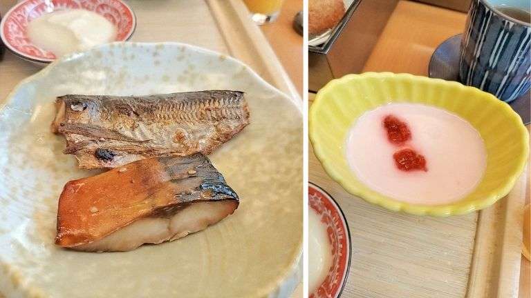 干物とヨーグルト